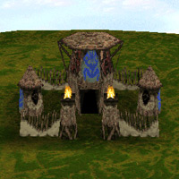 Populous Building: Firewarrior Training Hut